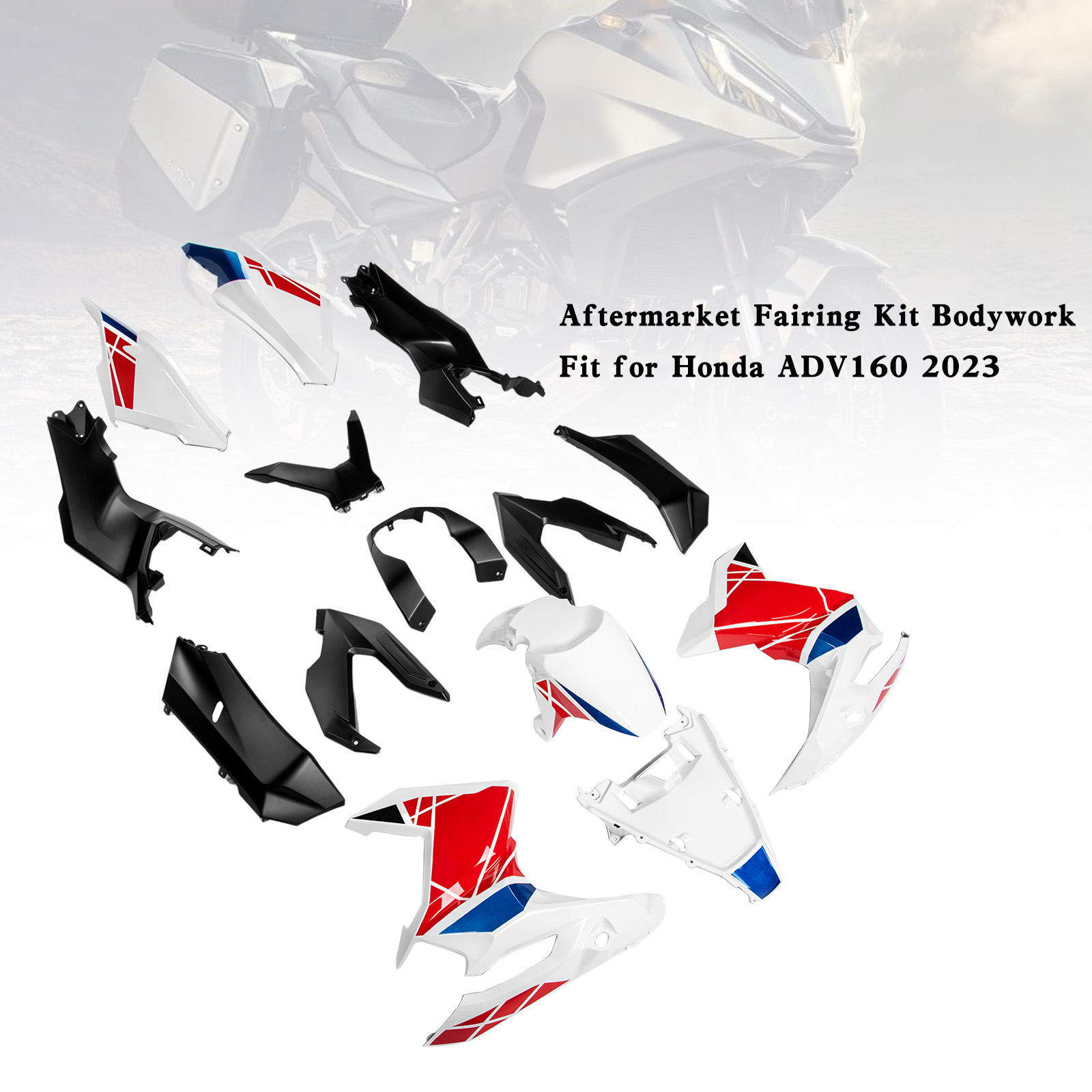 適用於 Honda ADV 160 ADV160 2023-2025 全車彩繪車殼010-極限超快感
