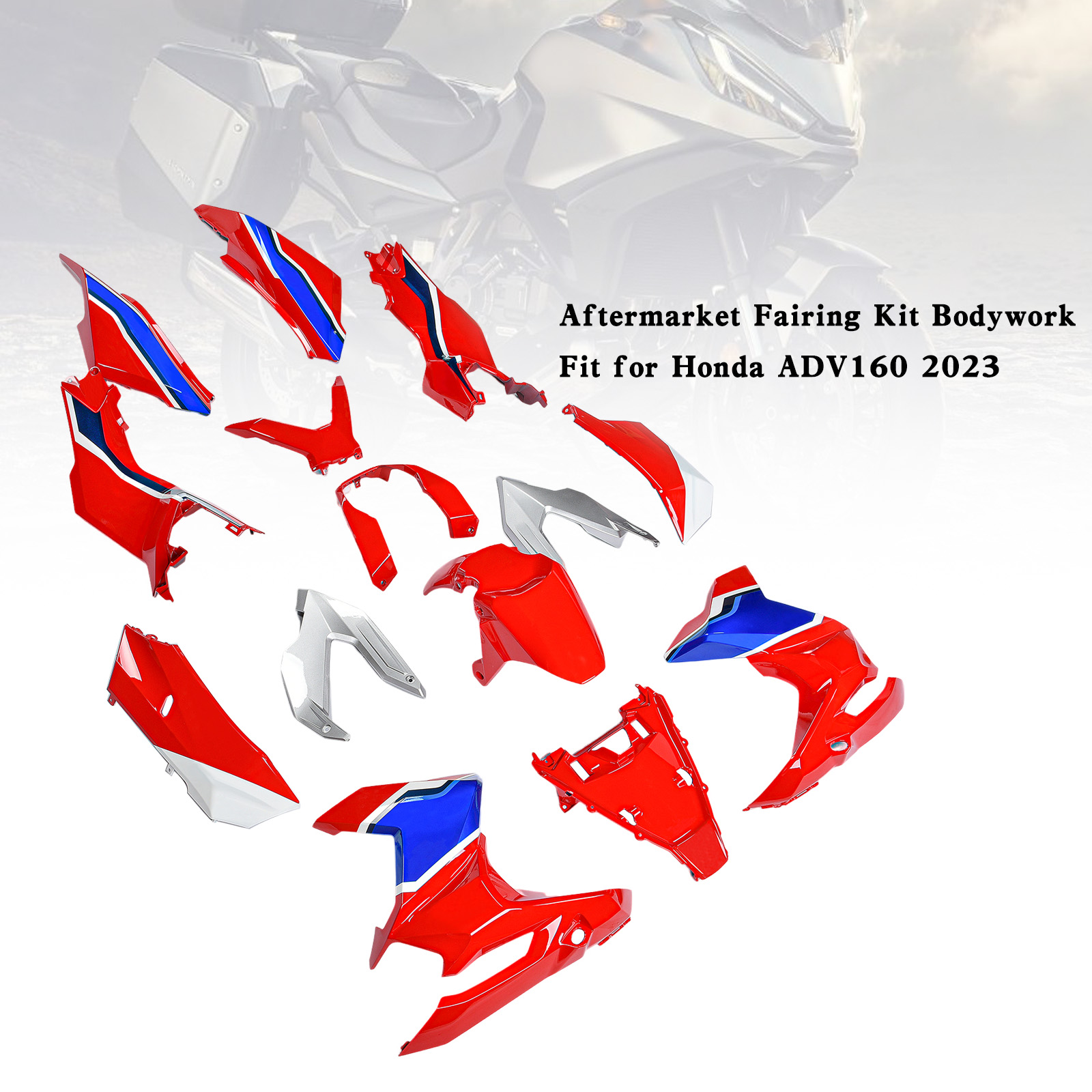 適用於 Honda ADV 160 ADV160 2023-2025 全車彩繪車殼011-極限超快感