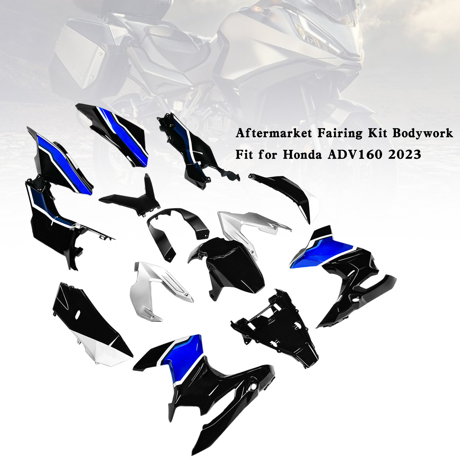 適用於 Honda ADV 160 ADV160 2023-2025 全車彩繪車殼013-極限超快感