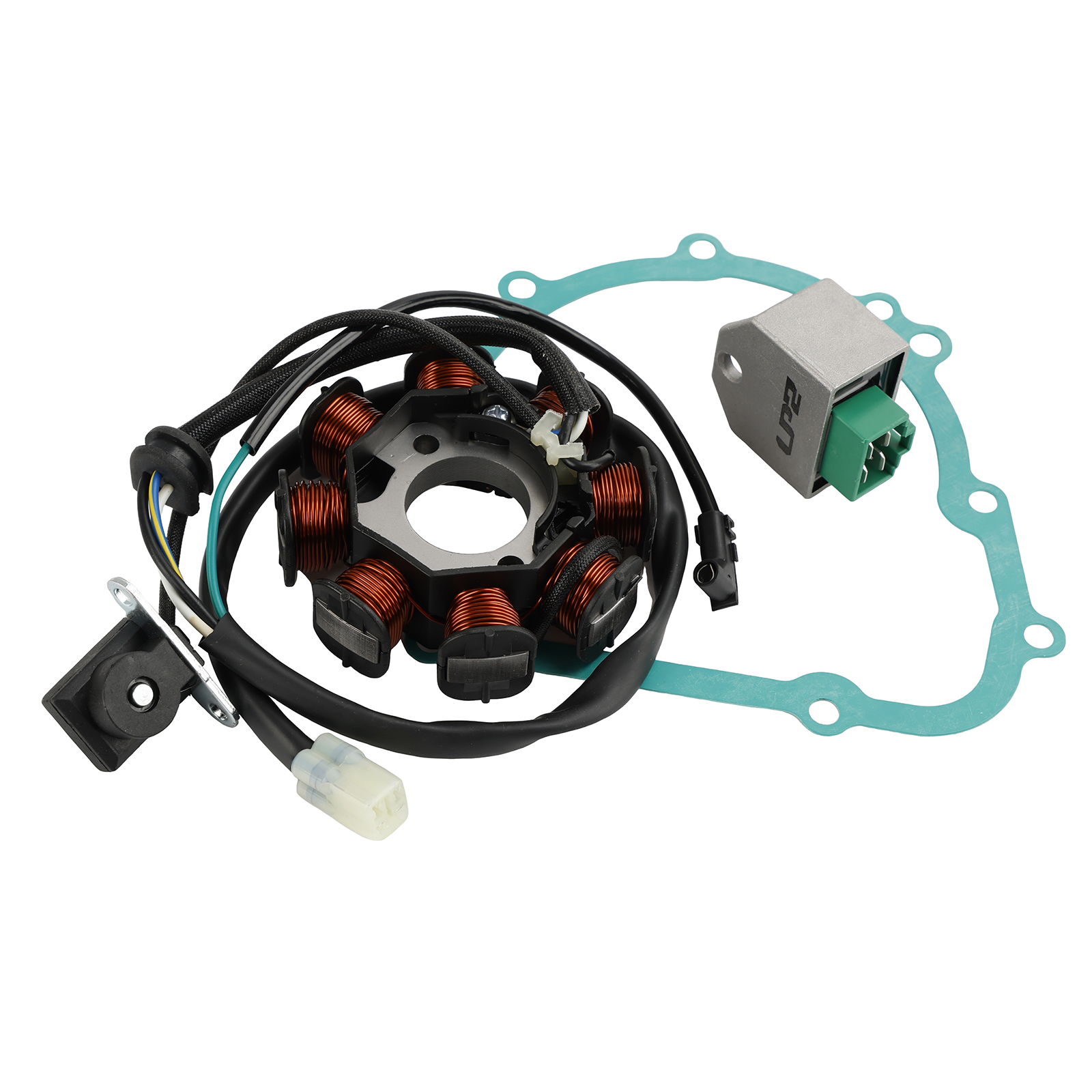 KAWASAKI KLX140 KLX140L KLX140G 08-23電盤 + 整流器 + 墊片-極限超快感