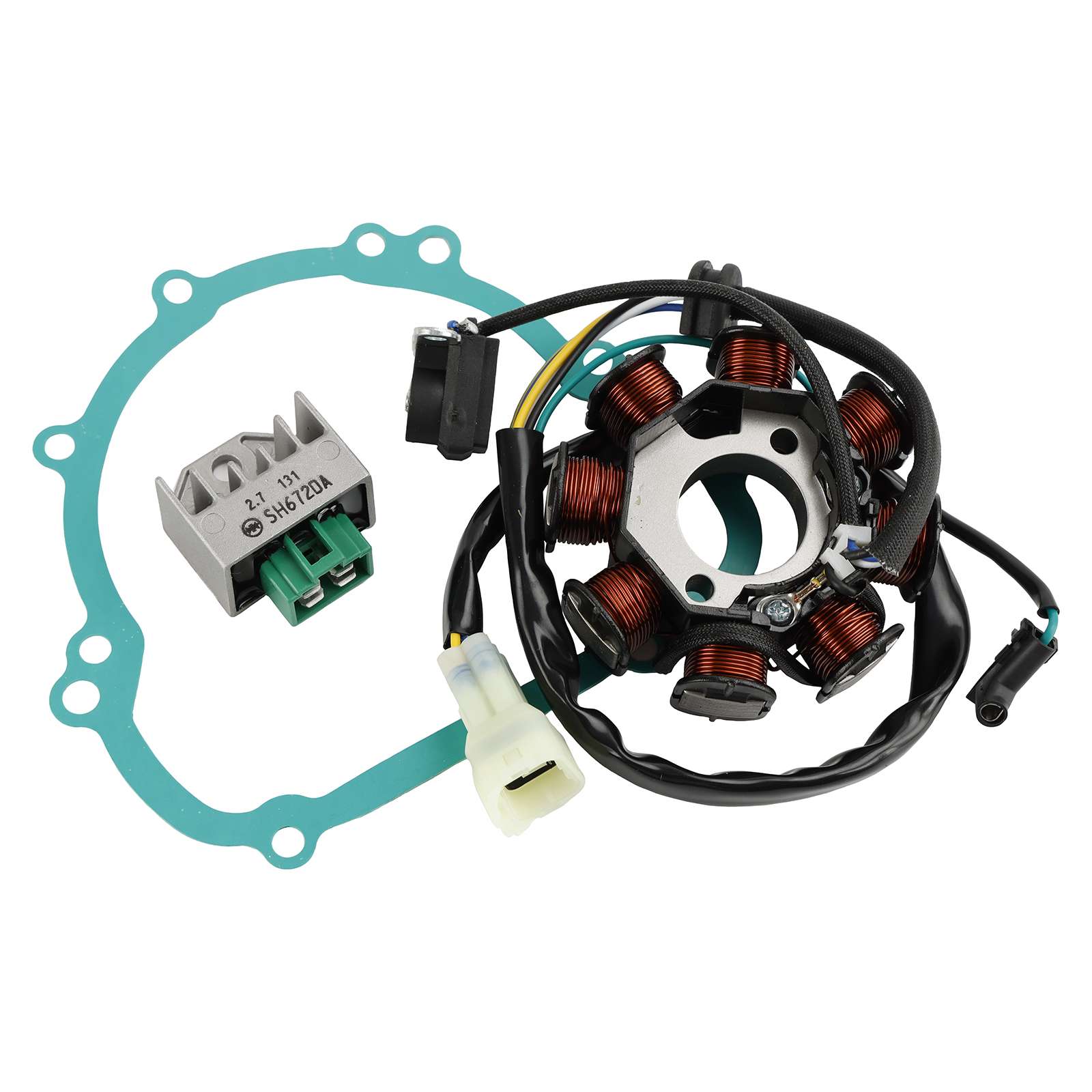 KAWASAKI KLX150BF 2017 - 21003-0117電盤 + 整流器 + 墊片-極限超快感