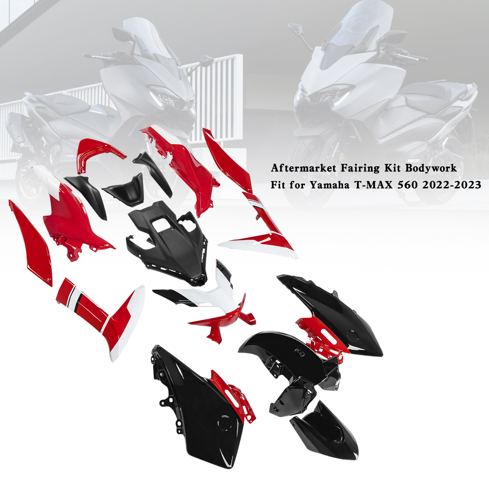 適用於 Yamaha T-MAX 560 2022-2024 全車彩繪車殼 004-極限超快感