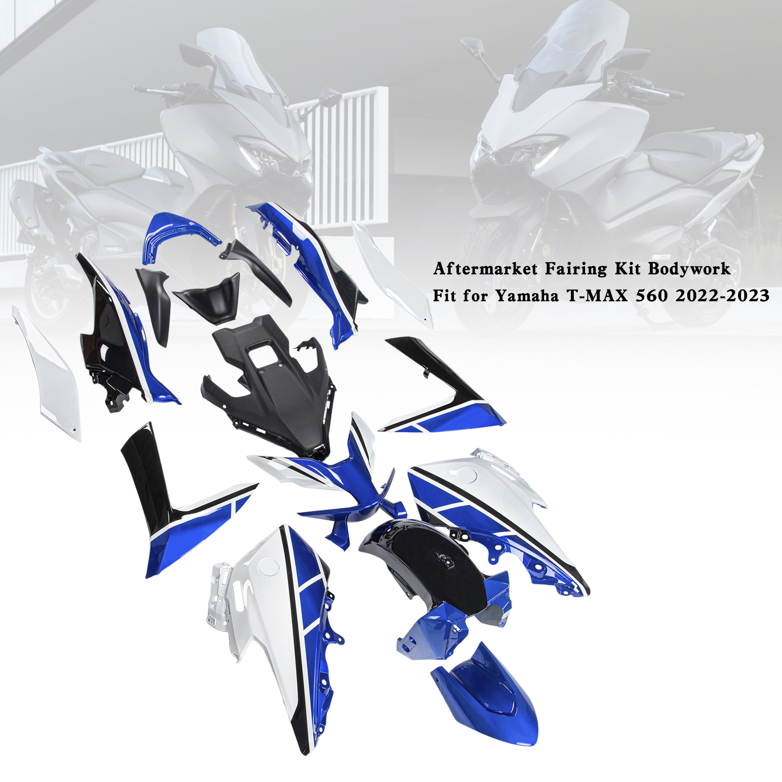 適用於 Yamaha T-MAX 560 2022-2024 全車彩繪車殼 005-極限超快感