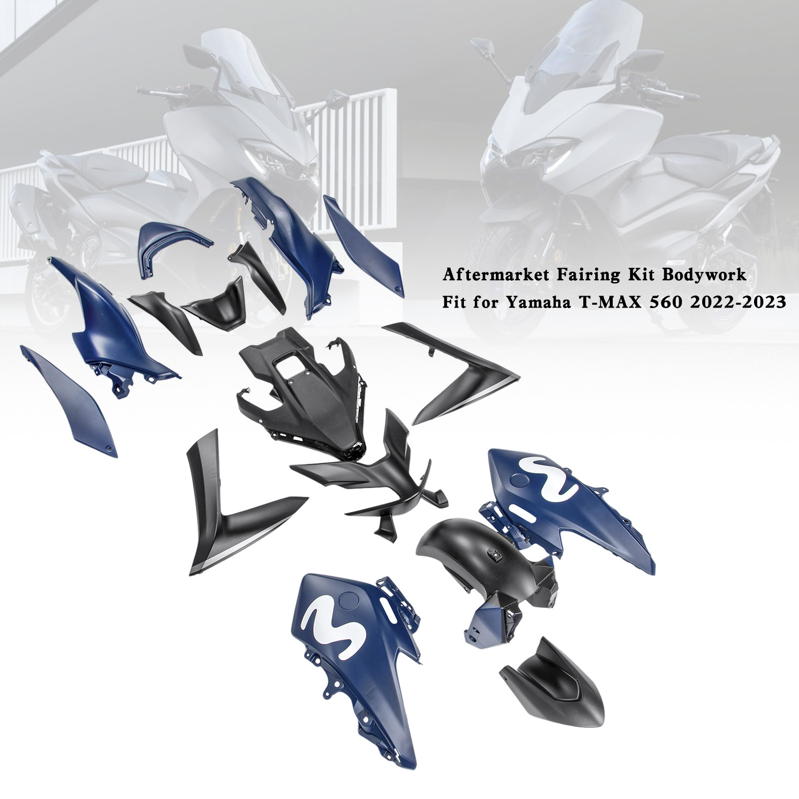 適用於 Yamaha T-MAX 560 2022-2024 全車彩繪車殼 007-極限超快感