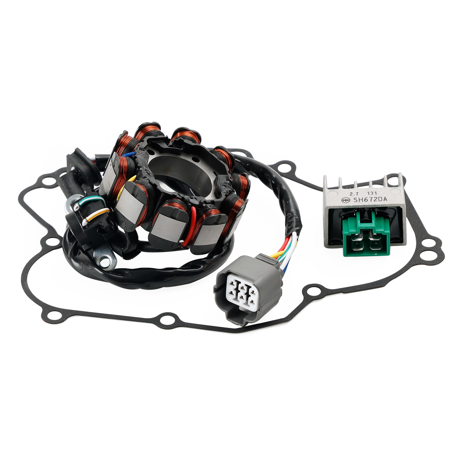 KAWASAKI KLX450R KLX450A 08-19電盤+整流器+墊片組-極限超快感