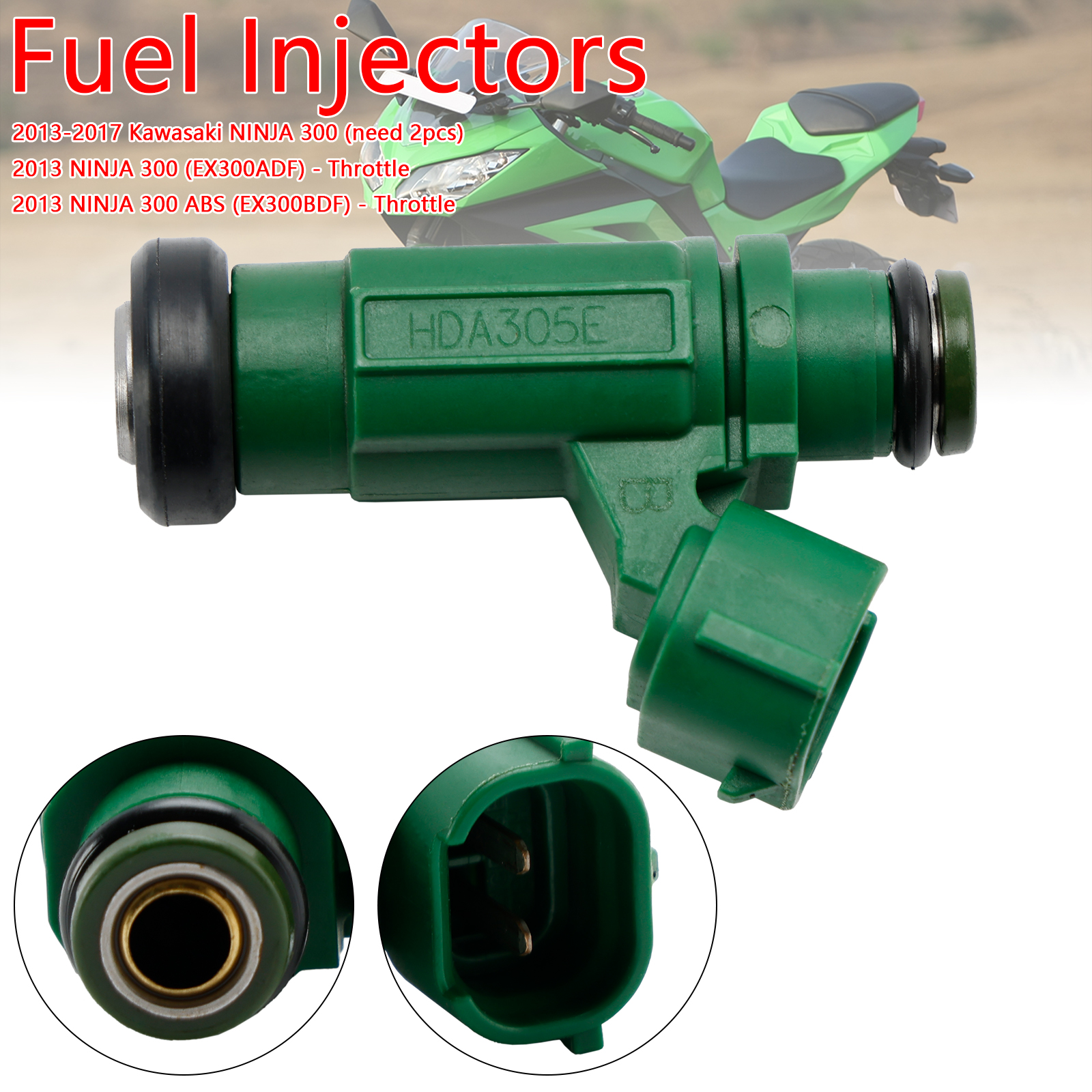 Kawasaki Versys-X 300 17-22 Ninja 300 13-17 49033-0558專用噴油嘴