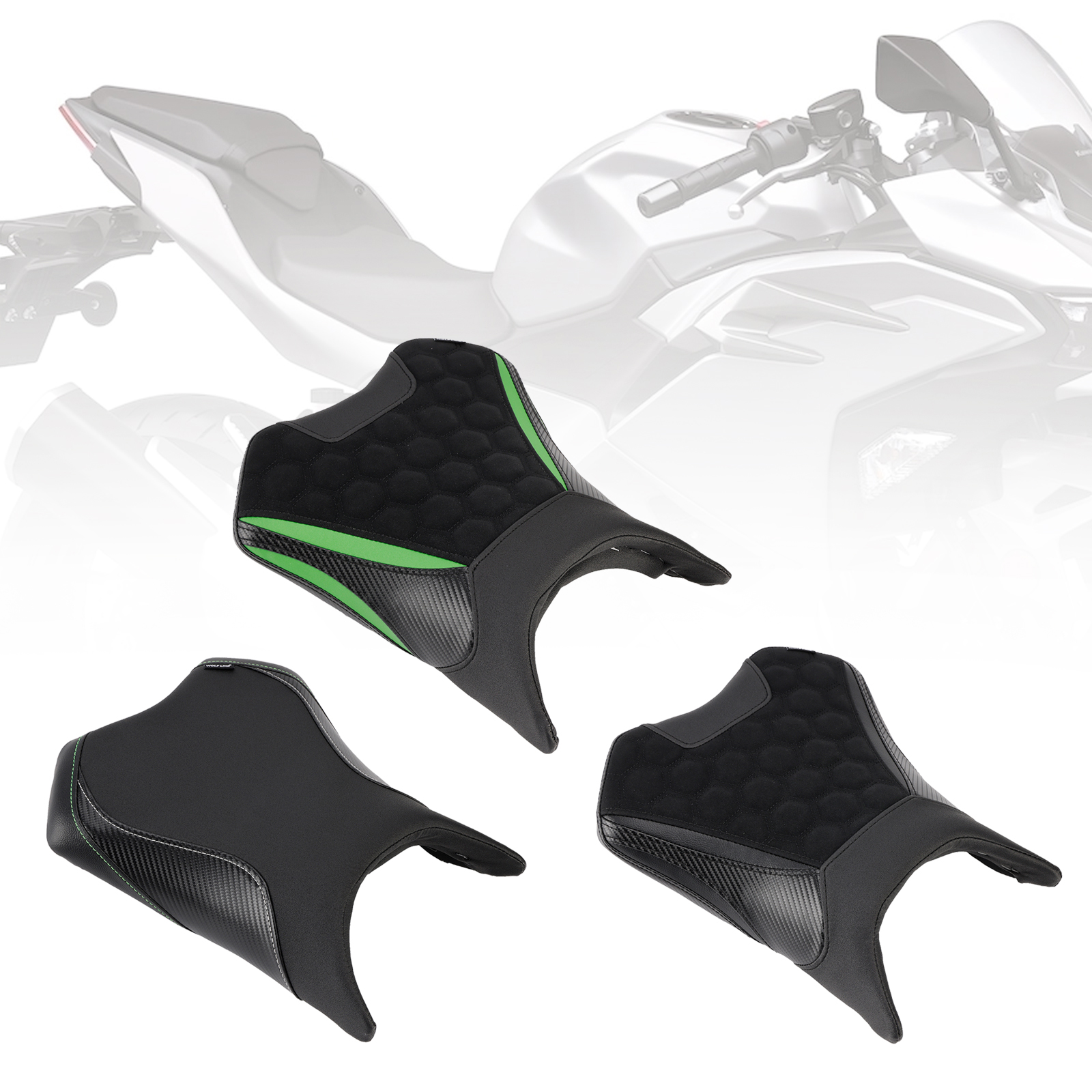 Kawasaki Ninja Z500 2024-2025專用改裝造型前坐墊-極限超快感