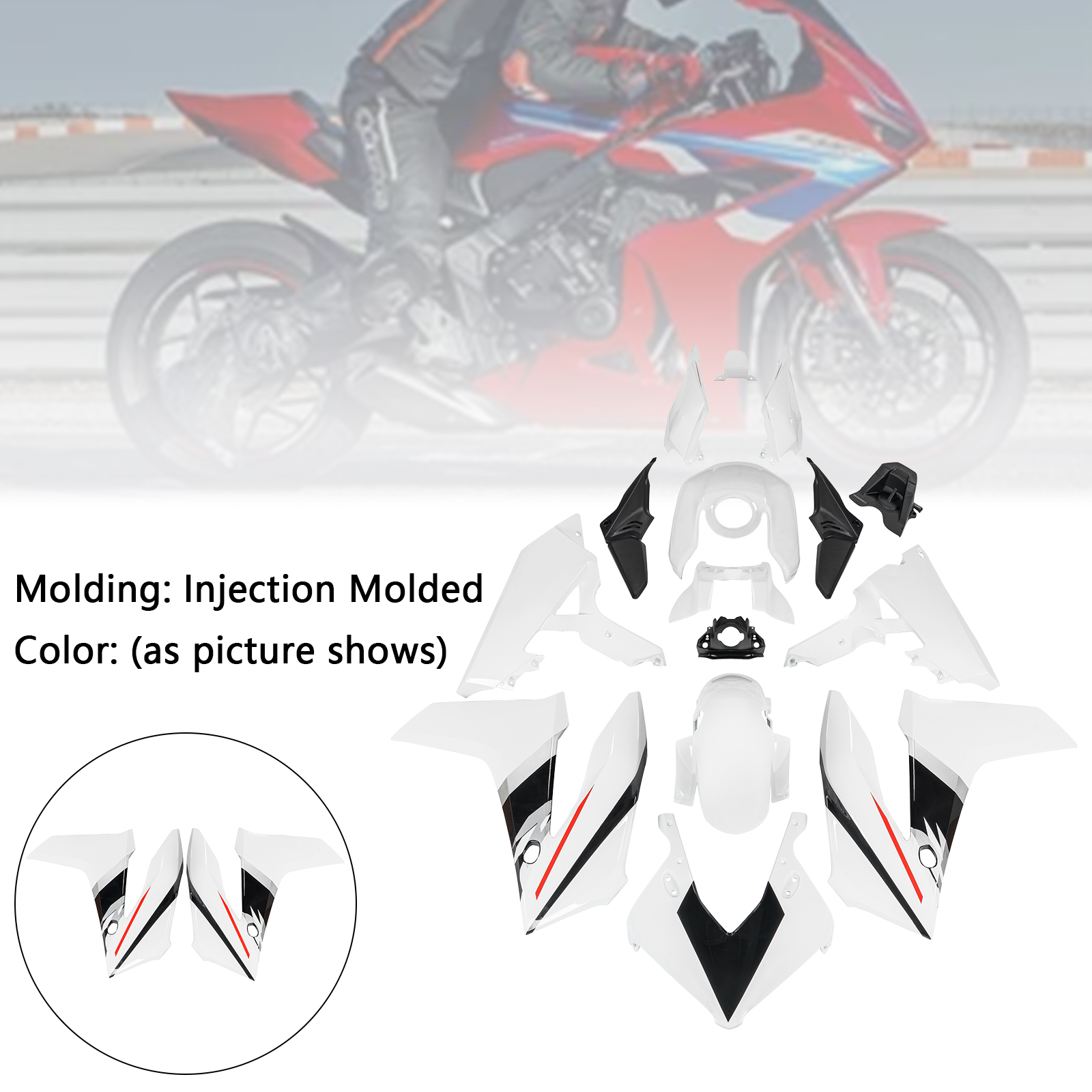 適用於 Honda CBR650R 2024-2025 全車彩繪車殼001-極限超快感
