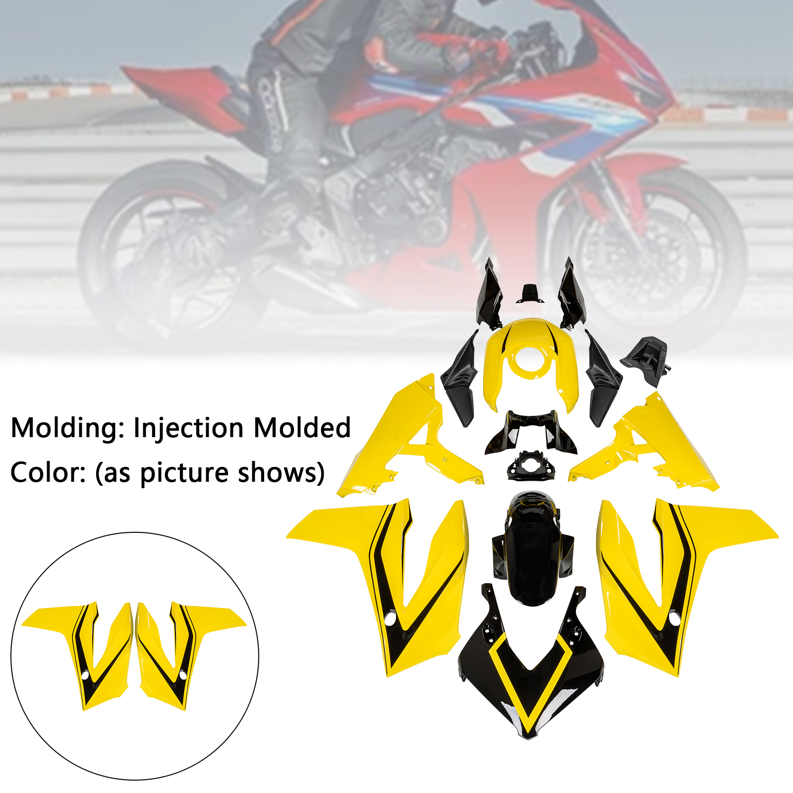 適用於 Honda CBR650R 2024-2025 全車彩繪車殼004-極限超快感