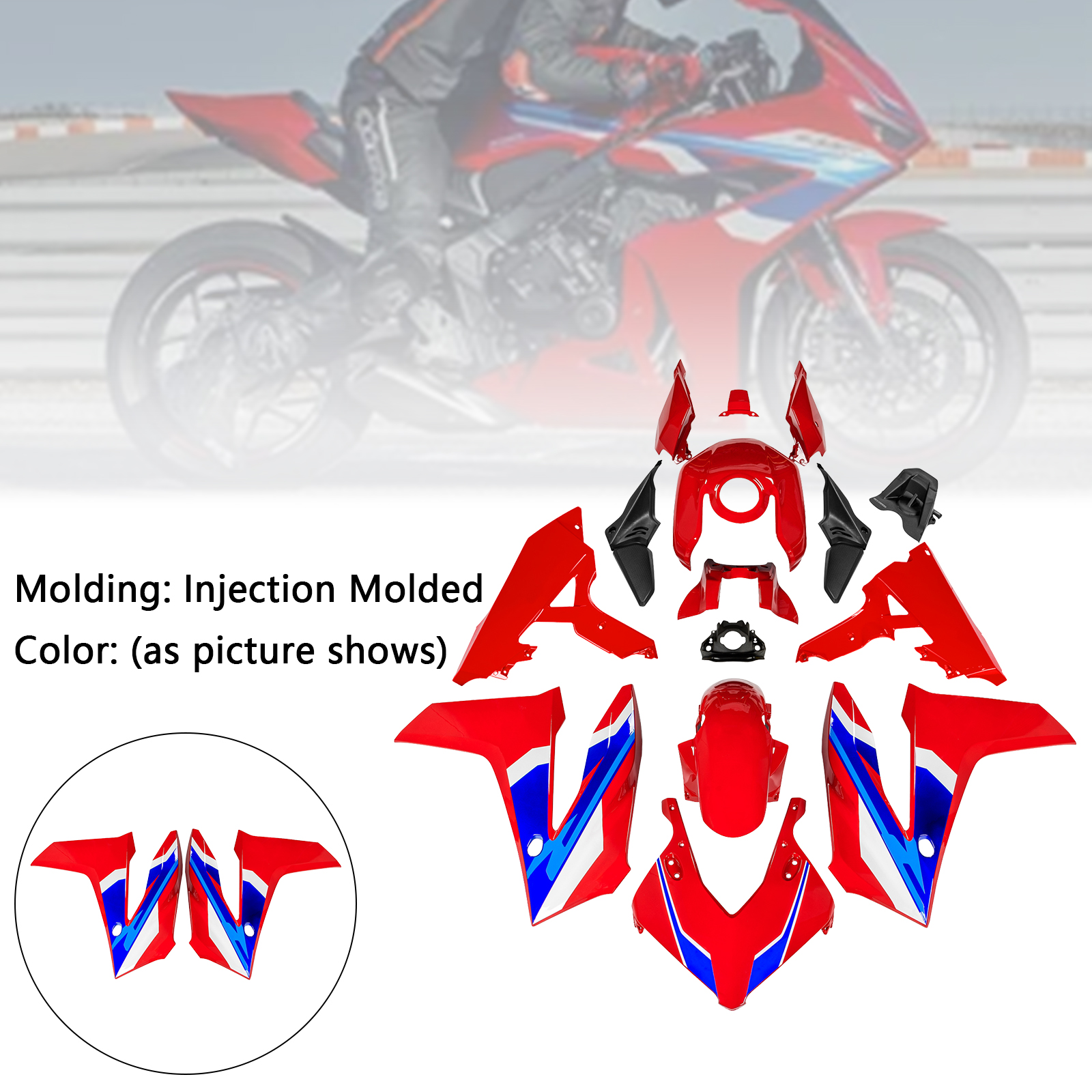 適用於 Honda CBR650R 2024-2025 全車彩繪車殼005-極限超快感