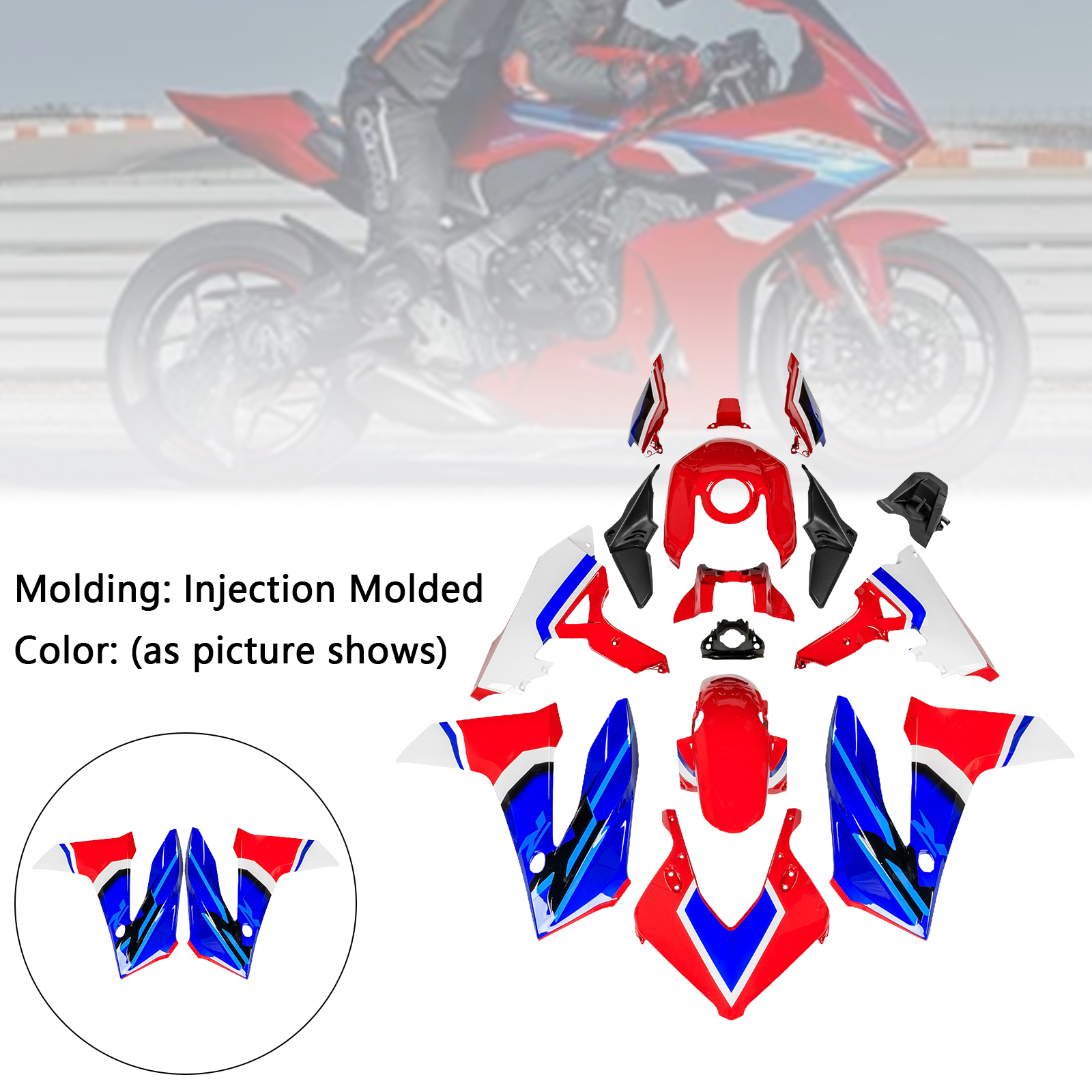 適用於 Honda CBR650R 2024-2025 全車彩繪車殼006-極限超快感