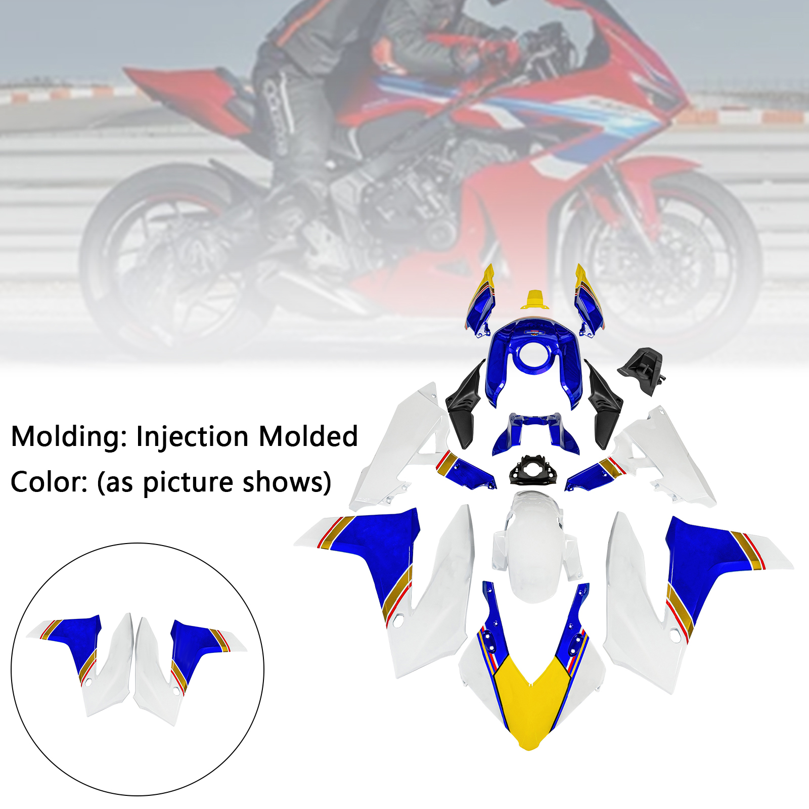 適用於 Honda CBR650R 2024-2025 全車彩繪車殼007-極限超快感