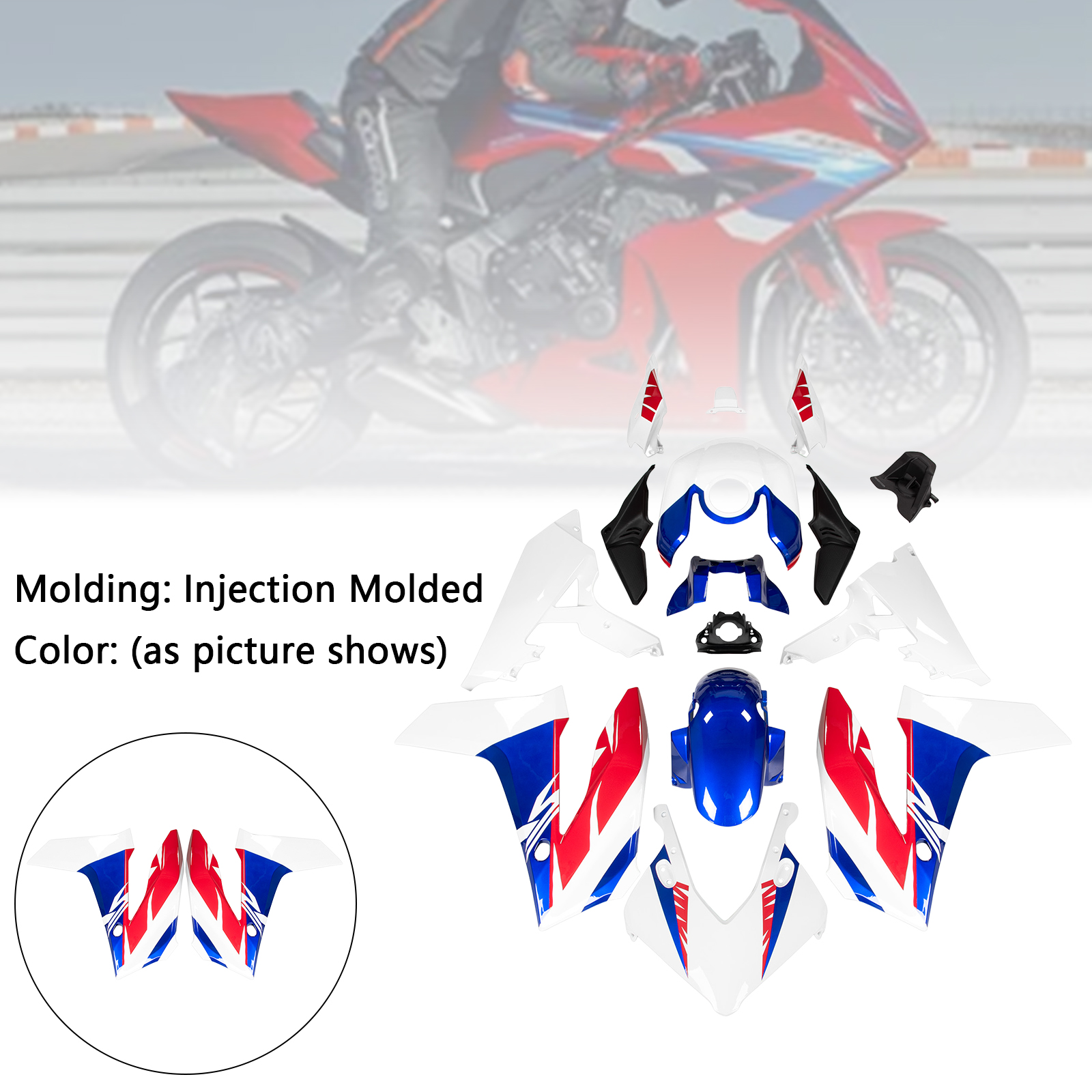 適用於 Honda CBR650R 2024-2025 全車彩繪車殼008-極限超快感
