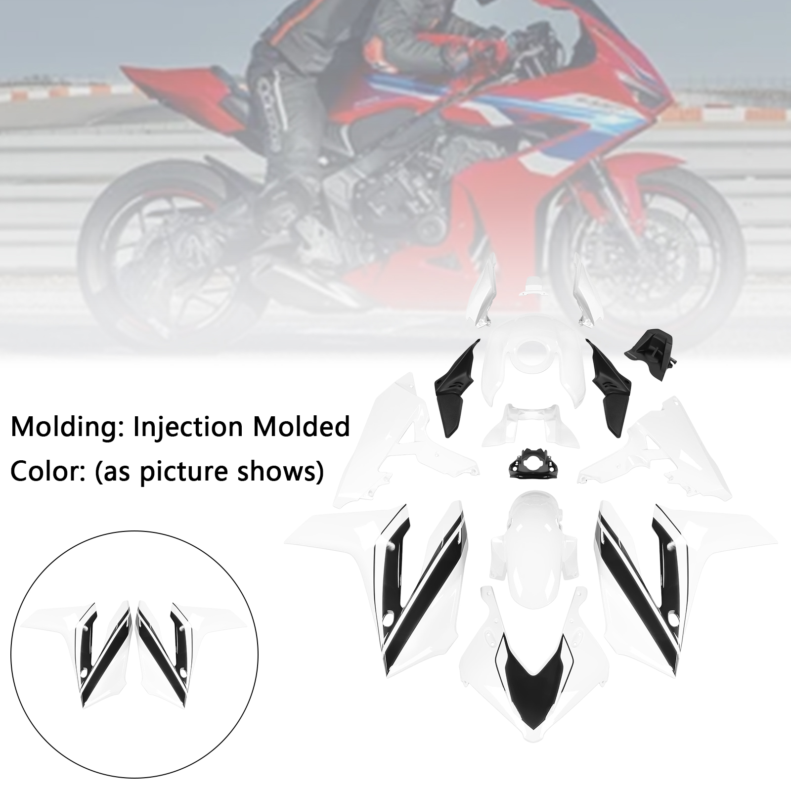 適用於 Honda CBR650R 2024-2025 全車彩繪車殼009-極限超快感