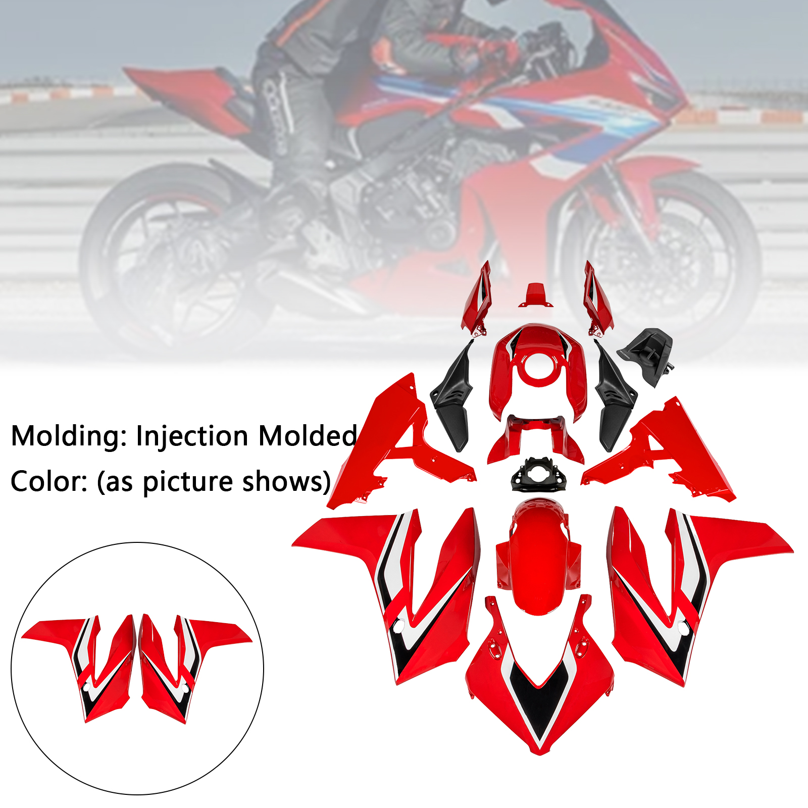 適用於 Honda CBR650R 2024-2025 全車彩繪車殼010-極限超快感