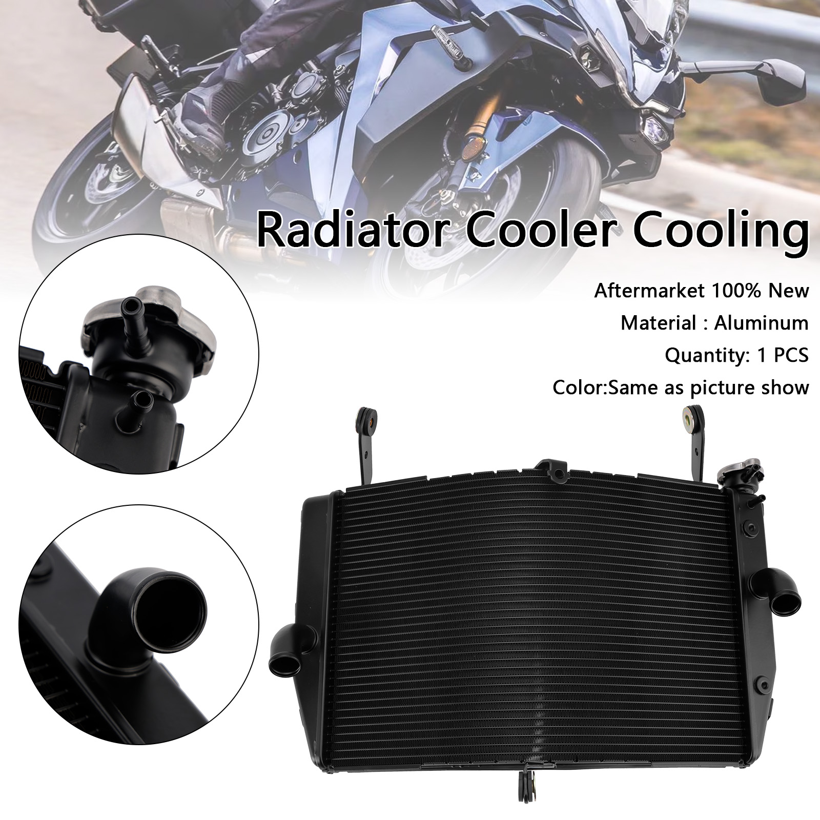 適用於 Suzuki GSX-S1000 / GT 2022-2024 水箱散熱器-極限超快感