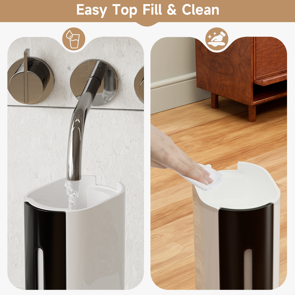 9L Top-Fill Humidifier with UV Sterilization and Aroma Diffuser for Bedroom
