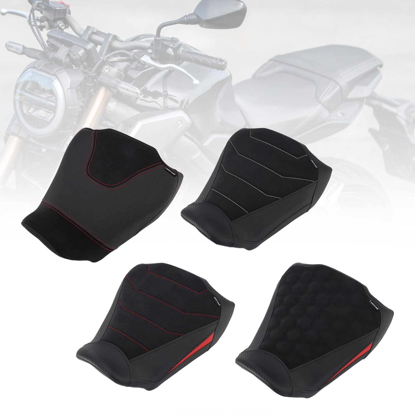 Honda Cb650R Cbr650R 24-25專用改裝造型前坐墊（標準版）-極限超快感