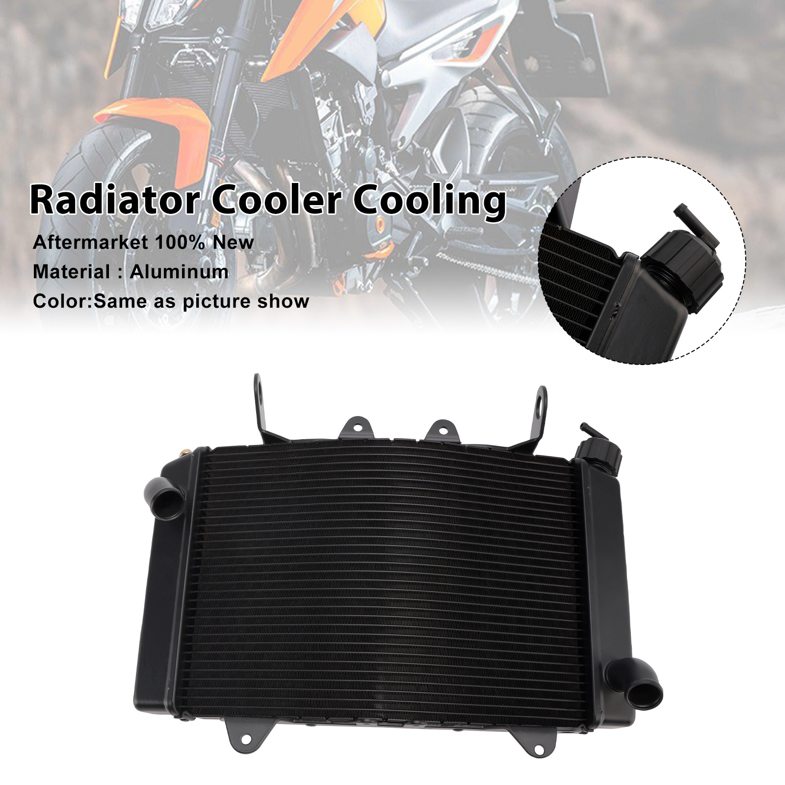 適用於 KTM 790 Duke 18-21 890 Duke 21-25 水箱散熱器-極限超快感