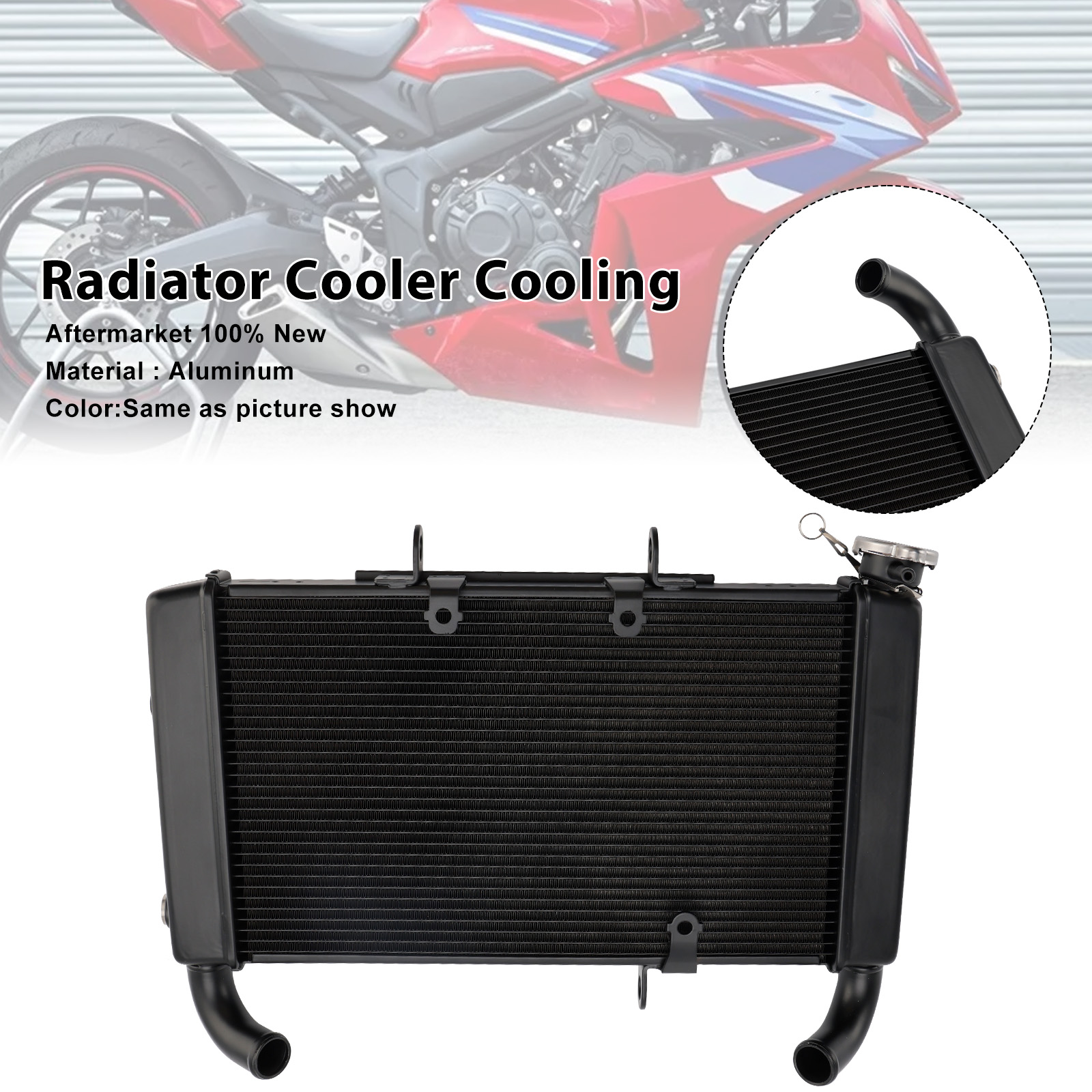 適用於 HONDA CBR650R 2024-2025 水箱散熱器-極限超快感