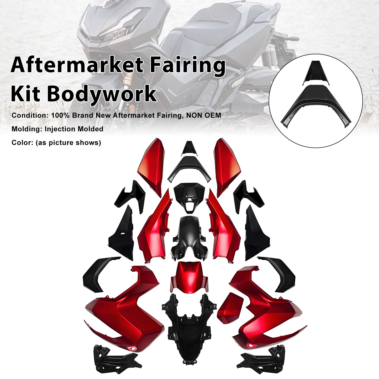適用於 Honda ADV350 2022-2026 全車彩繪車殼001-極限超快感