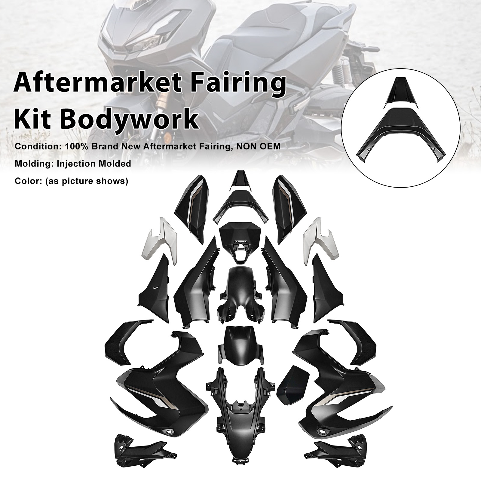 適用於 Honda ADV350 2022-2026 全車彩繪車殼005-極限超快感