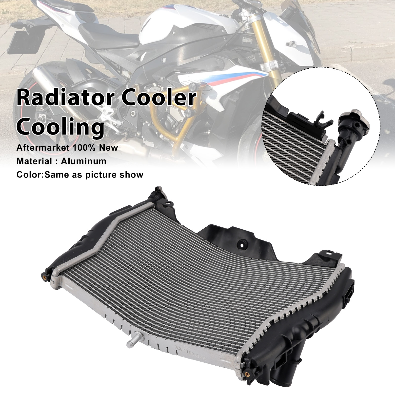 適用於 BMW S1000R 2015-2018 水箱散熱器-極限超快感