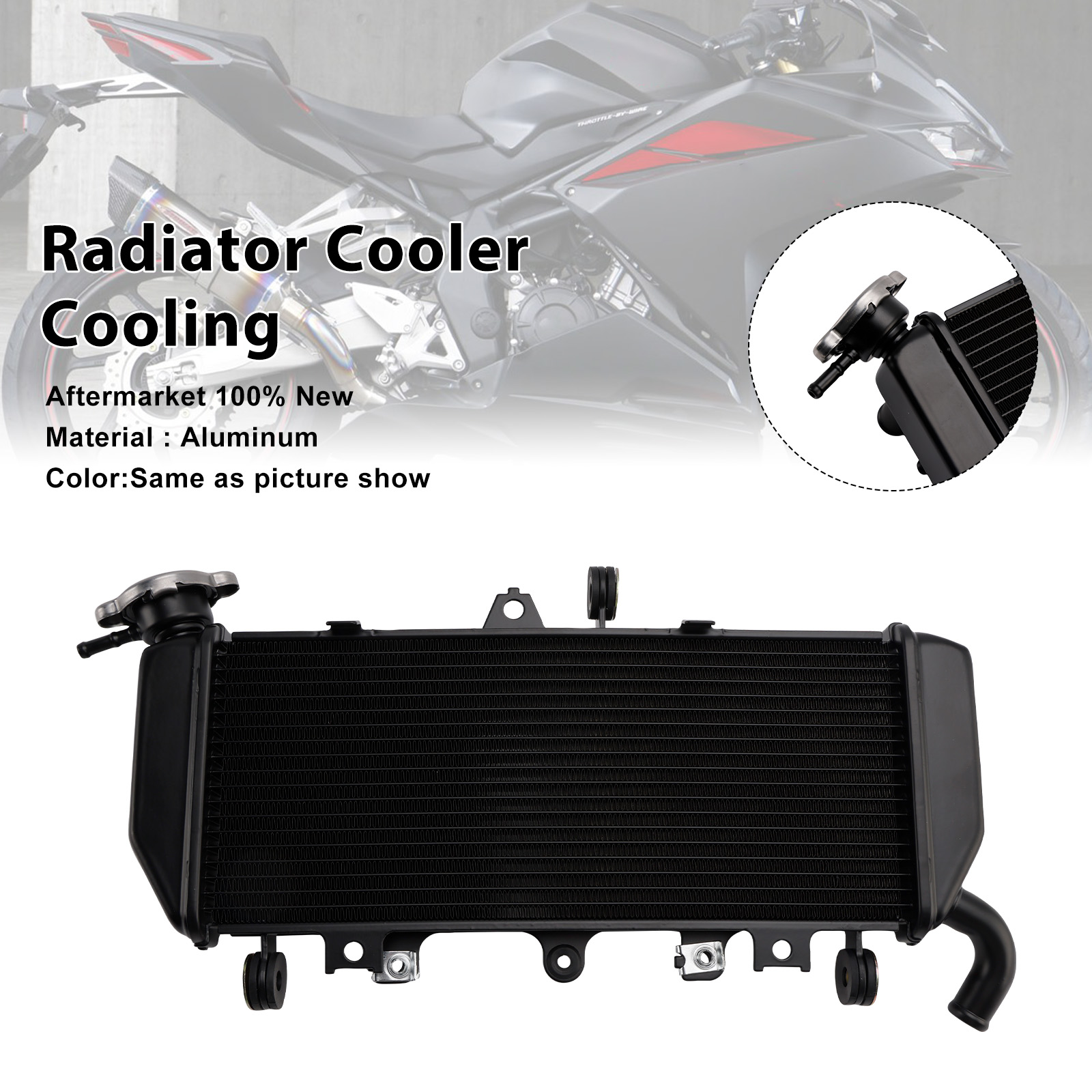 適用於 Honda CBR250RR 2017-2024 水箱散熱器-極限超快感