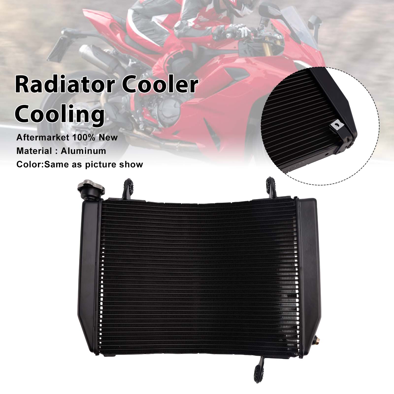 適用於 Ducati Panigale V2 2025-2026 水箱散熱器-極限超快感