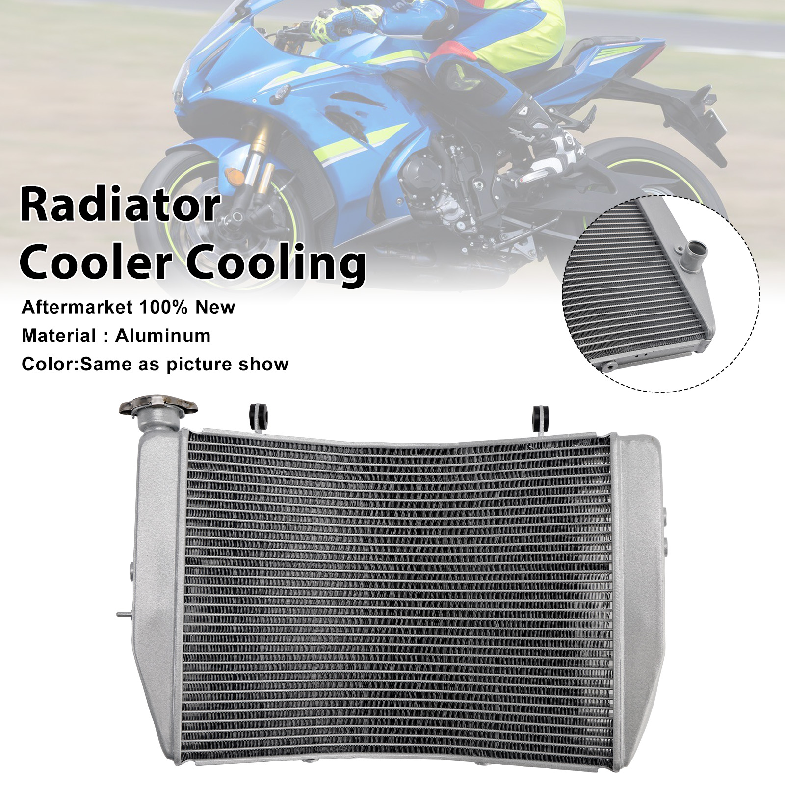 適用於 Suzuki GSXR1000 GSXR1000R 2017-2025 水箱散熱器-極限超快感
