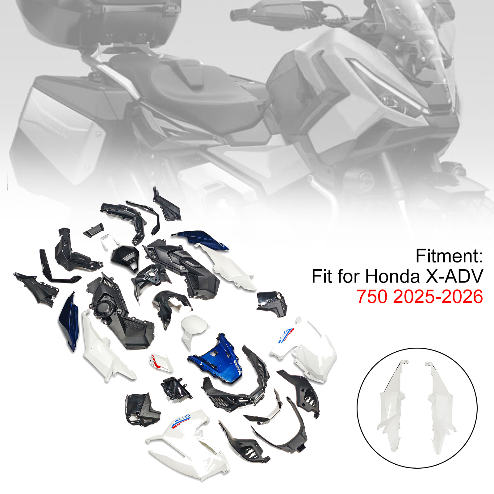 適用於 Honda X-ADV 750 2025-2026 全車彩繪車殼001-極限超快感