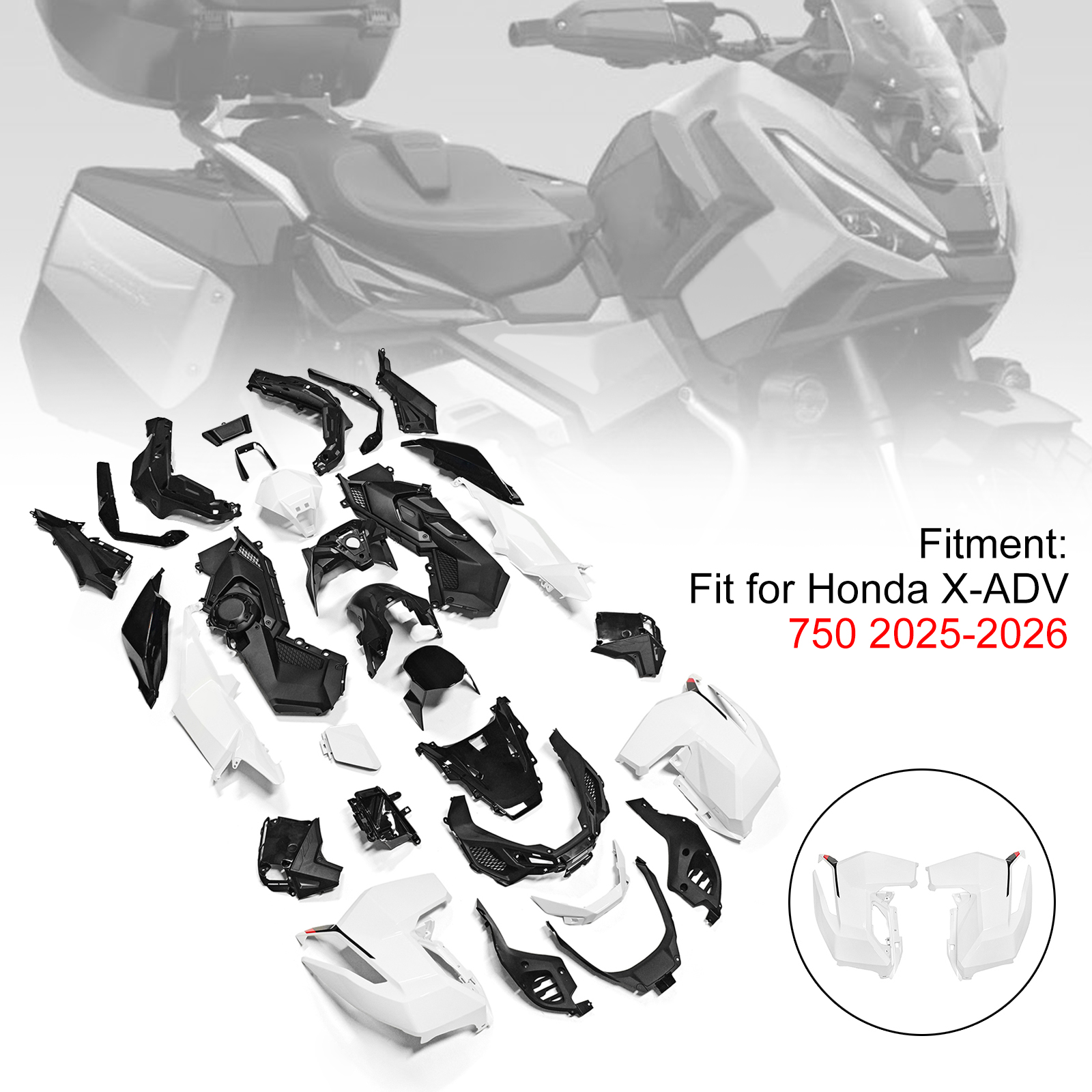 適用於 Honda X-ADV 750 2025-2026 全車彩繪車殼008-極限超快感