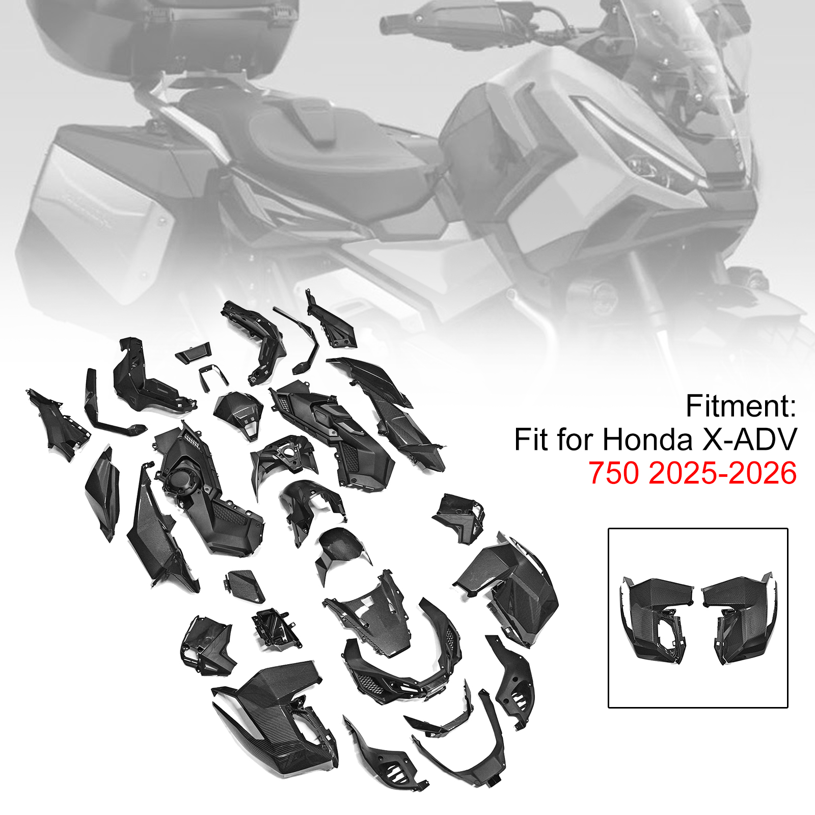 適用於 Honda X-ADV 750 2025-2026 全車彩繪車殼010-極限超快感