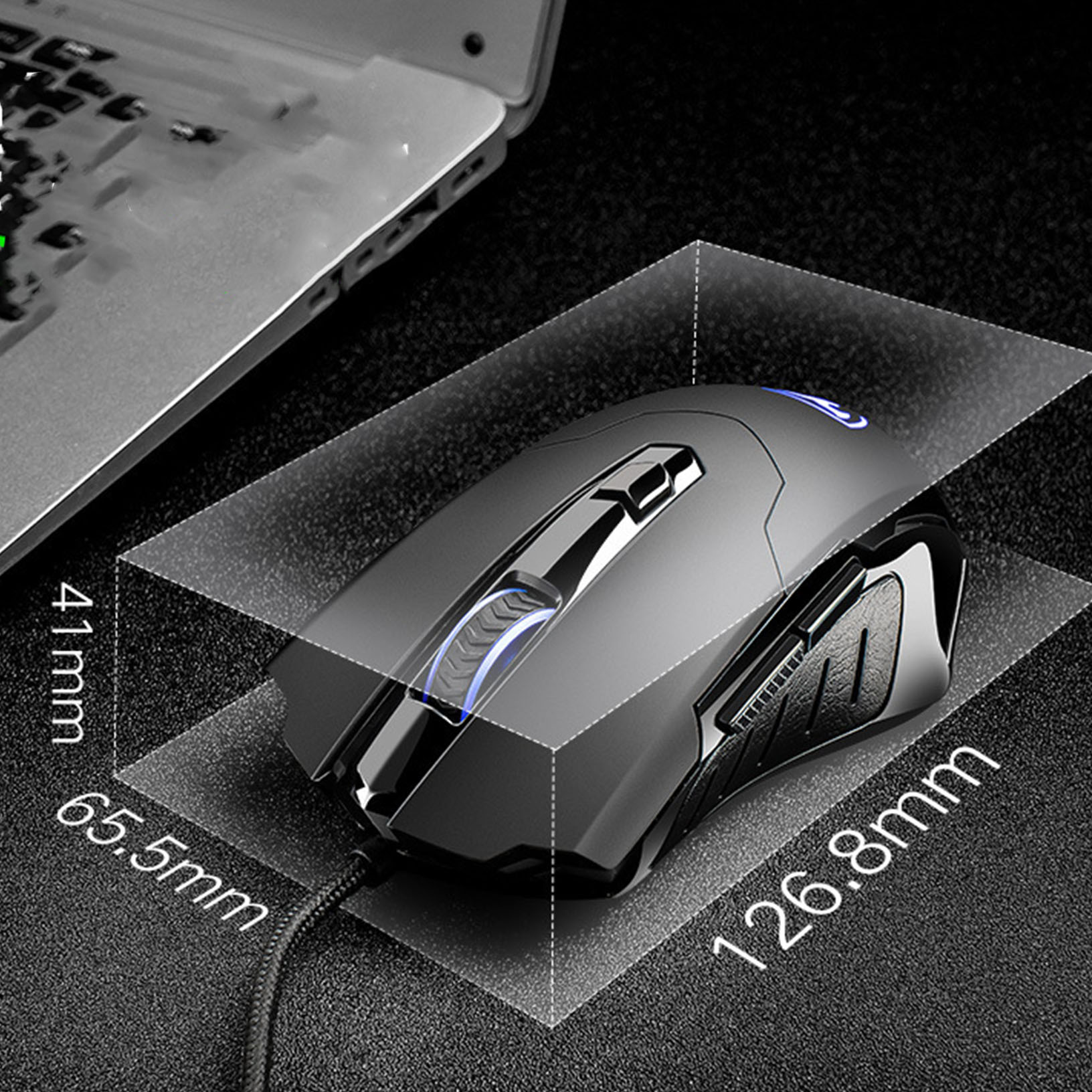 pictek gaming mouse wired 7 programmable buttons
