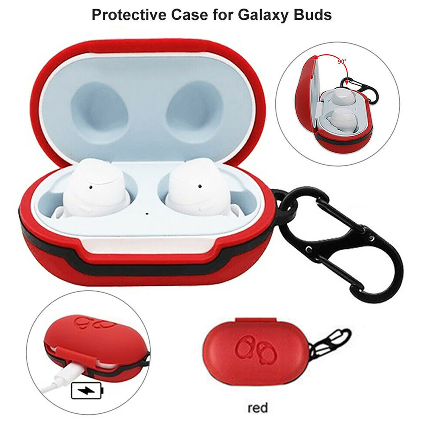 For Samsung Galaxy Buds Silicone Protective Case Cover Earphone Pouch New Ebay