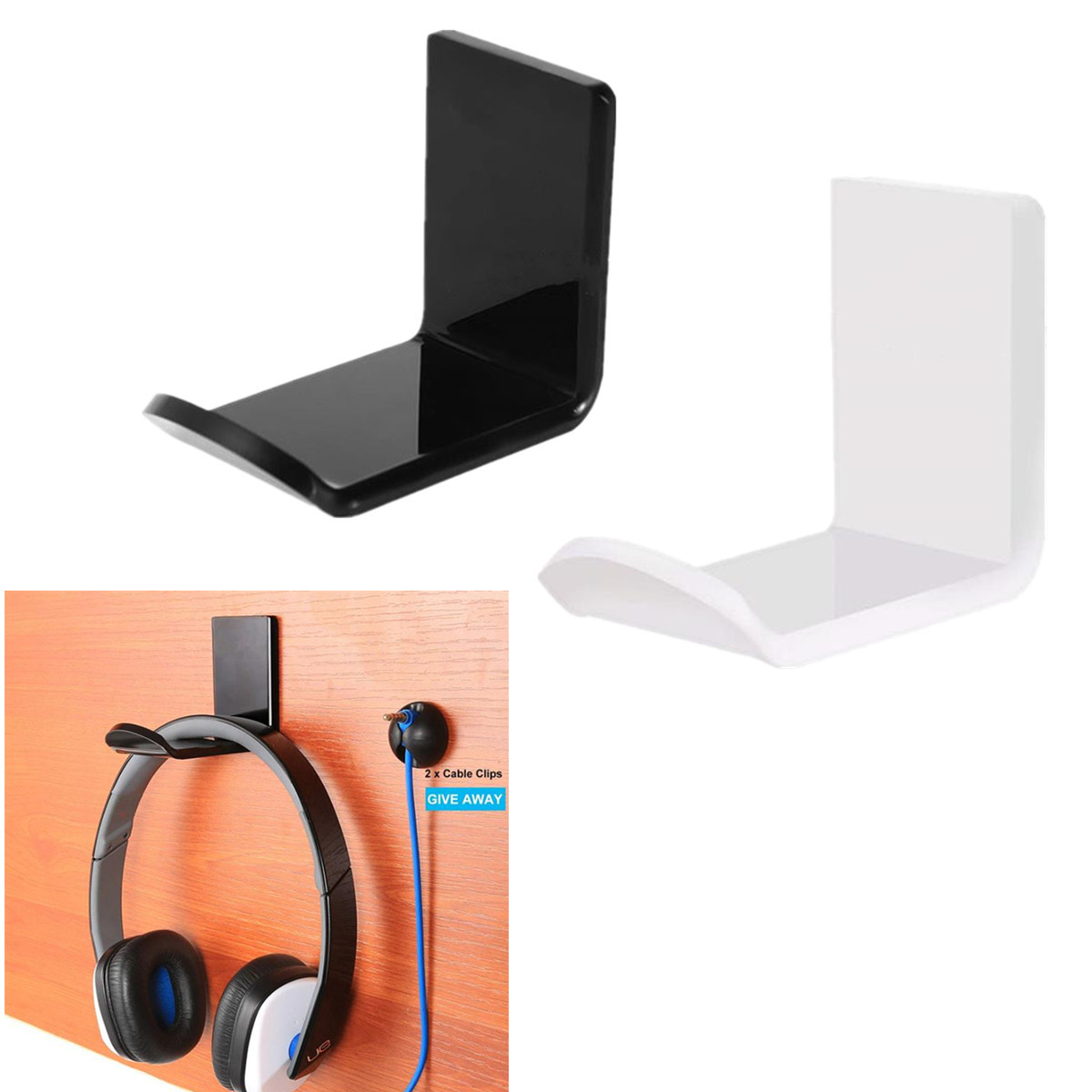 1pc Headset Headphone Headset Monitor Stand Soporte Auriculares plug-in