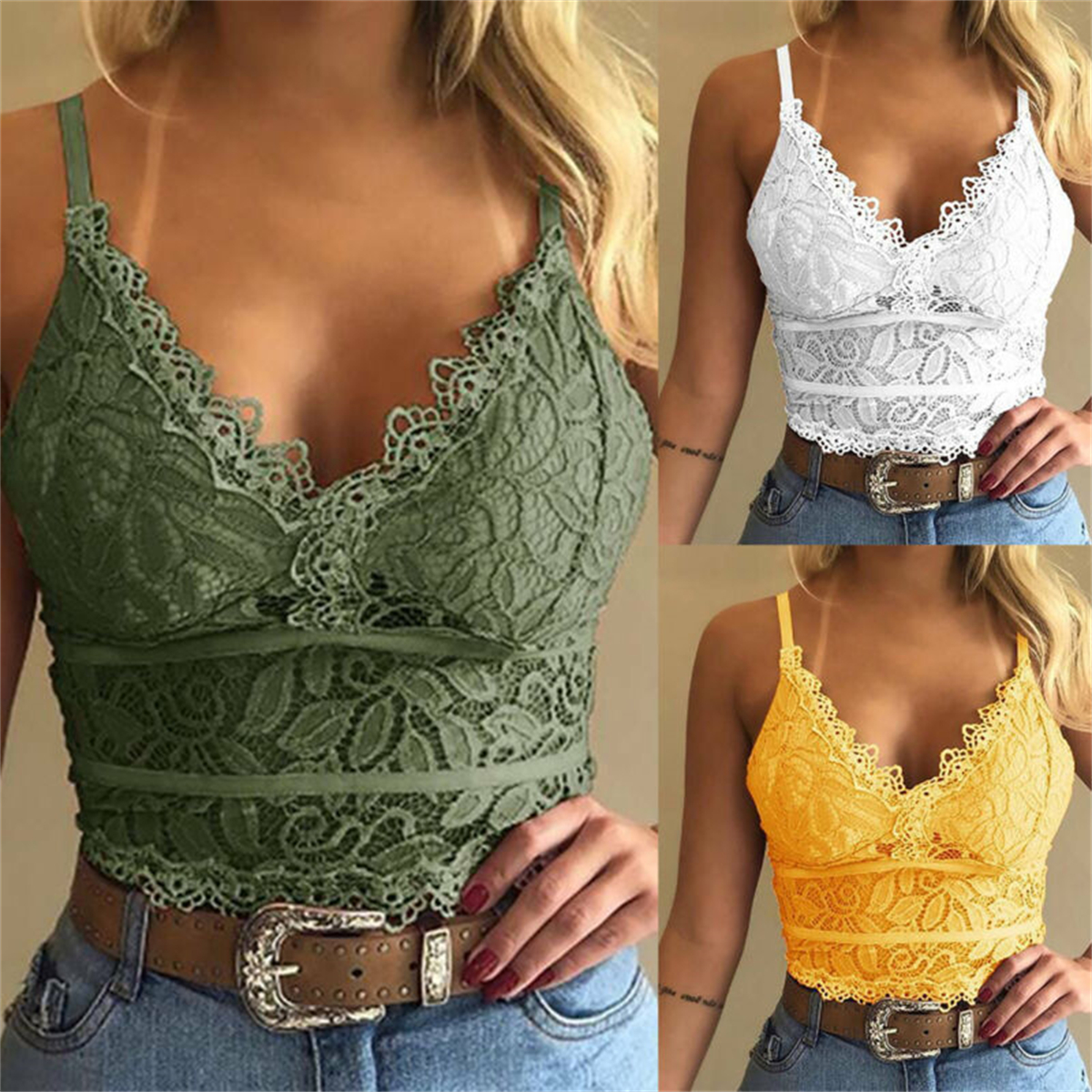Sexy Floral Lace Cut Out Underwire Bra Crop Cami top Longline Bralette  Orange S Christmas Surprise Prime Big Deal Days Early Deals of The Day 2023  at  Women's Clothing store