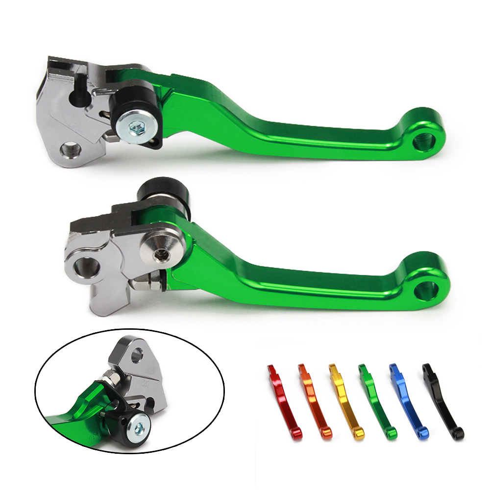 CNC Brake Clutch Levers Dirt Bike For Kawasaki KX65 KX85 KX125 KX250F