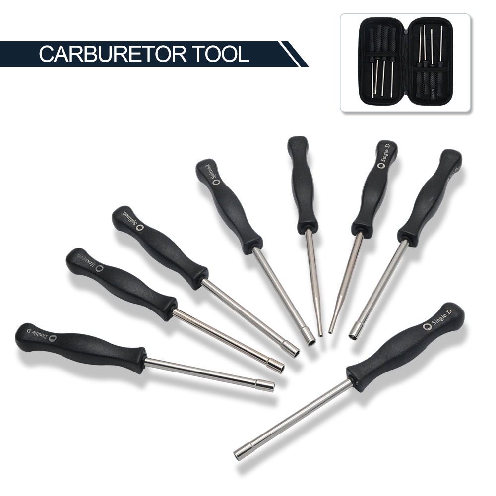 8 x Carburetor Screwdriver Adjusting Screwdriver Carb Tool Splined