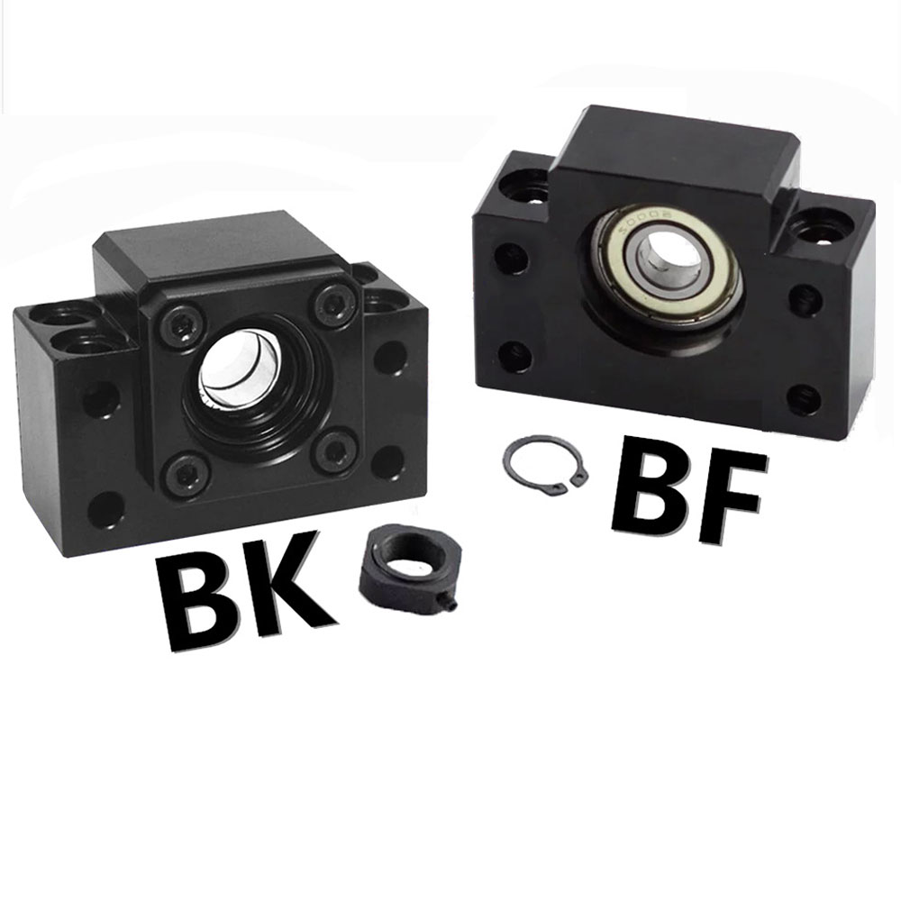 BK BF Ball Screw End Support Bearing Mount Fixed Floated Side End 10 12