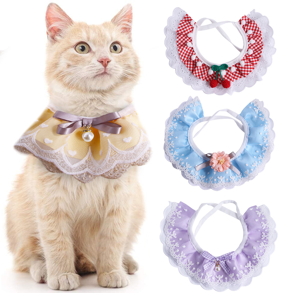 lace cat collar