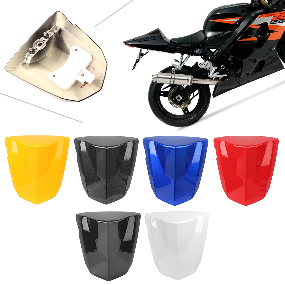 3 pieces Black Rear seat cover cowl Fairing for Suzuki GSXR 600 750 2004 2005 K4