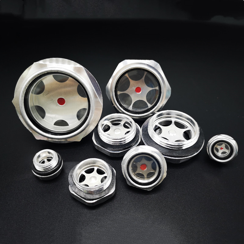 10mm42mm Male Threaded Metal Air Compressor Oil Level Sight Glass eBay