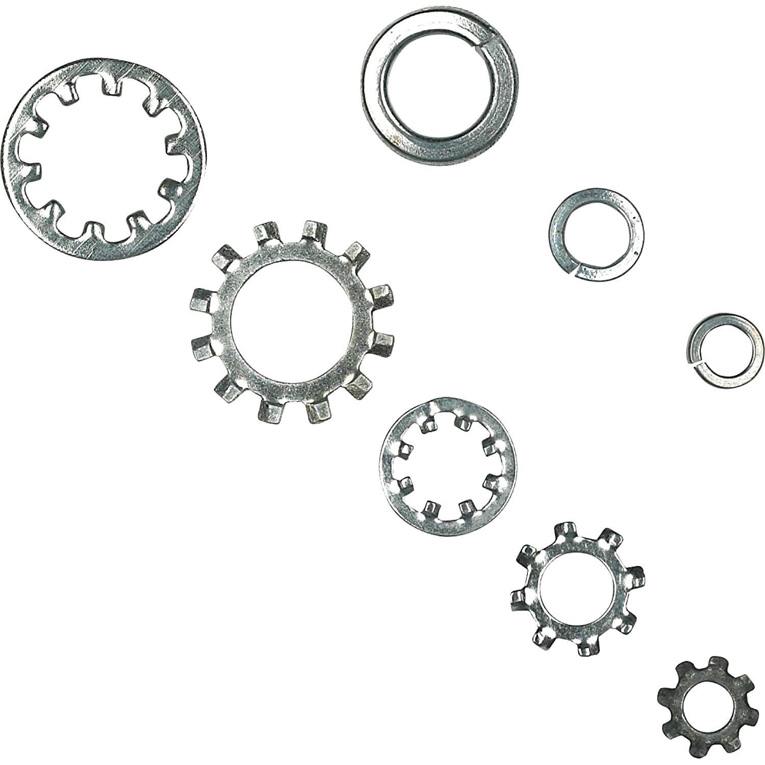 720 Pcs Stainless Steel External Serrated Shakeproof Washers Lock