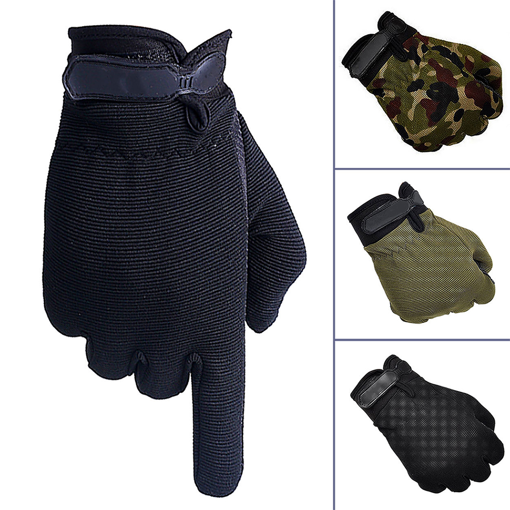 Military Army Anti-Slip Silicon Gloves Outdoor Sports Mittens Mens Women Cycling