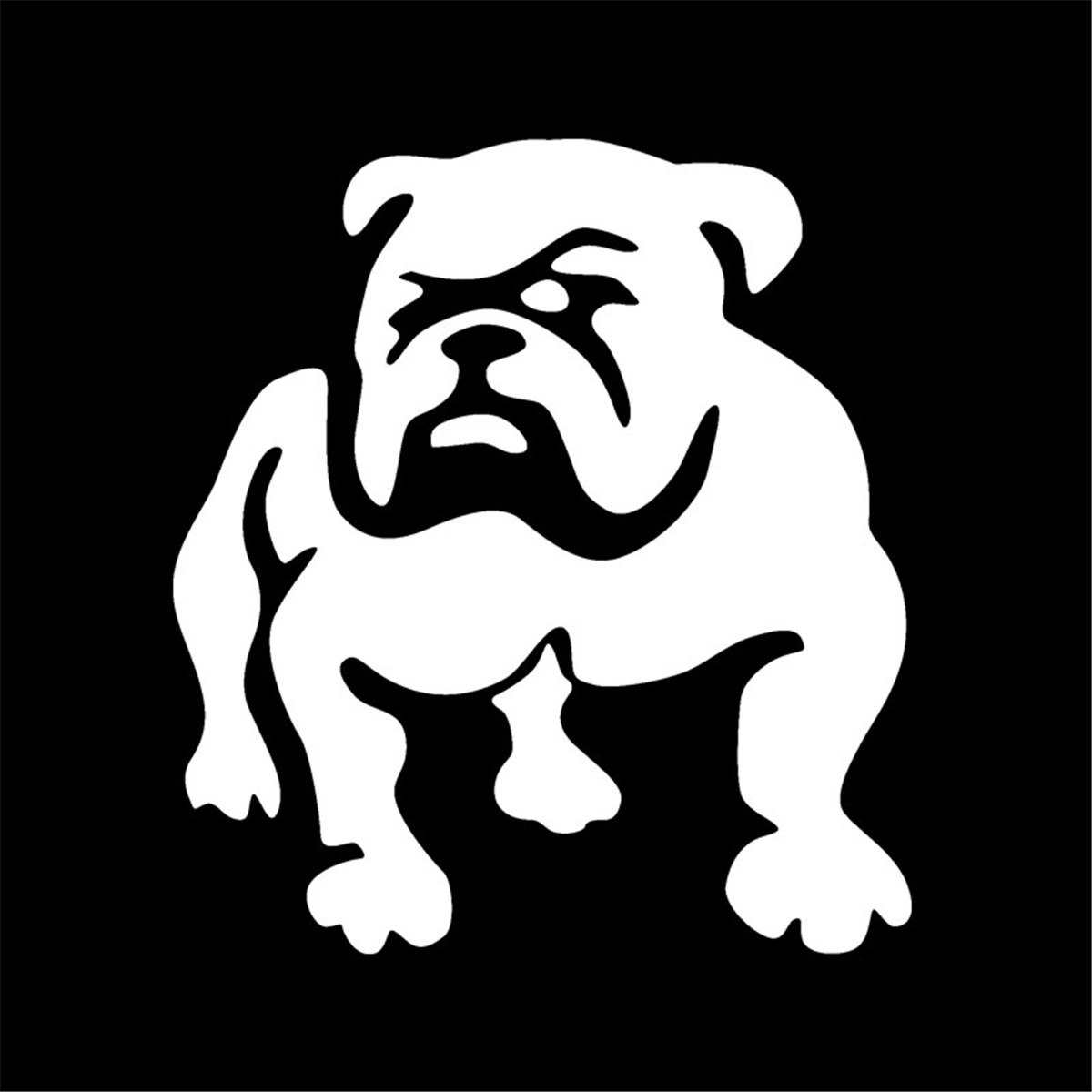 Cute Car Styling Bulldog Vinyl Car Decal Dog Puppy Pet English French ...