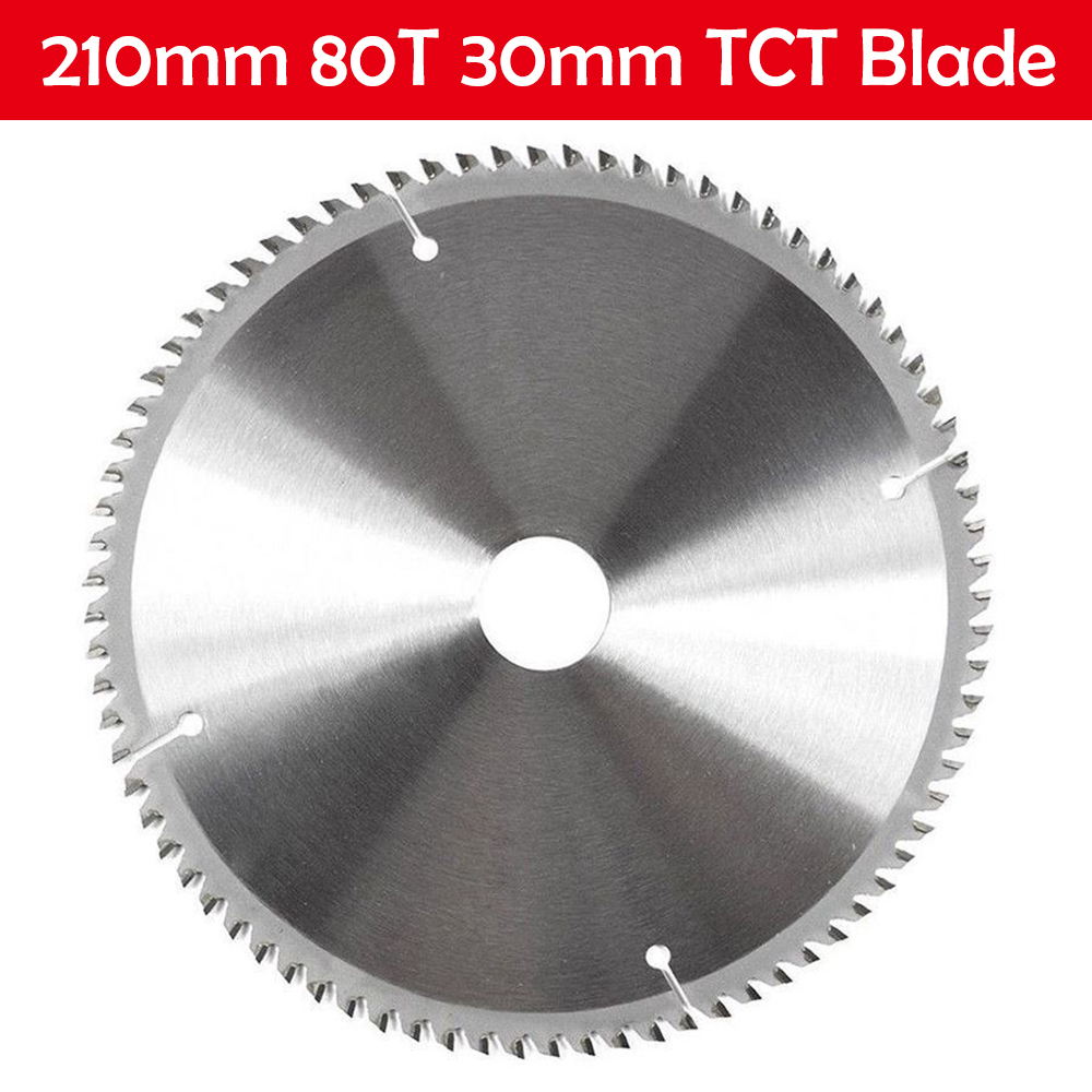 New Expert TCT Circular Saw Blade Disc 210×30mm Bore 80T Ring Chop Mitre Cutting