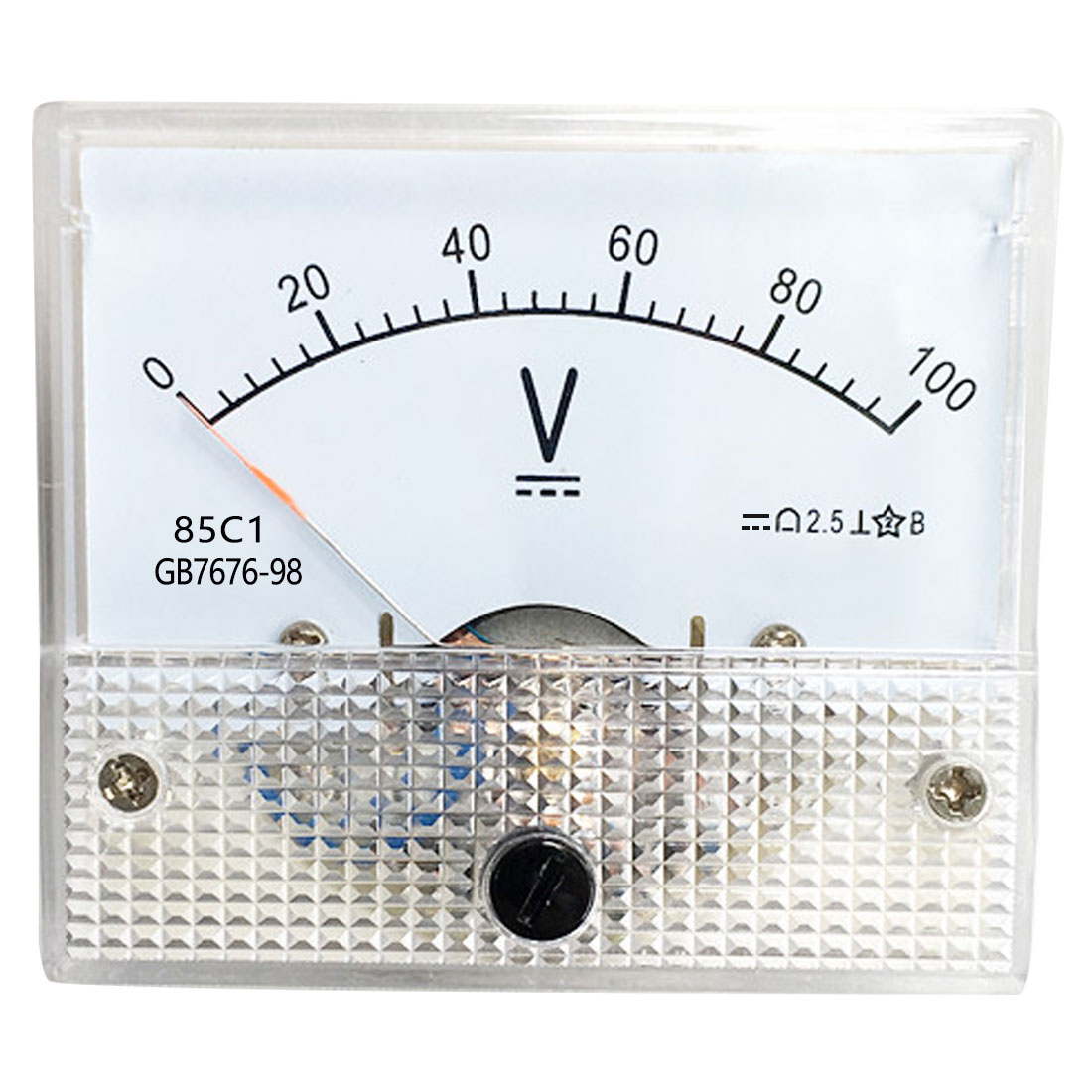 DC 0600V Analog Volt Voltage Needle Panel Meter Voltmeter Gauge 85C1 New eBay