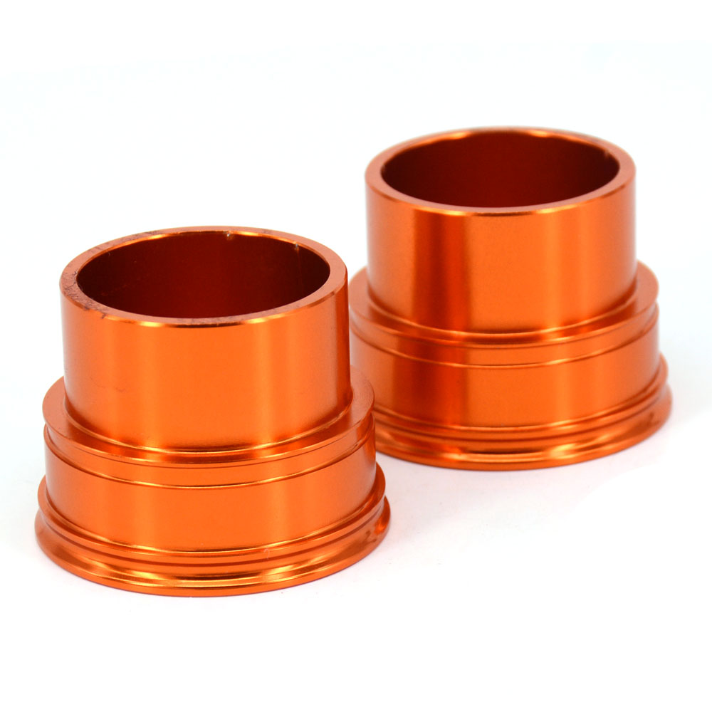 CNC Aluminum Orange Front Wheel Hub Spacer Kit For KTM EXC SX SXF EXCF