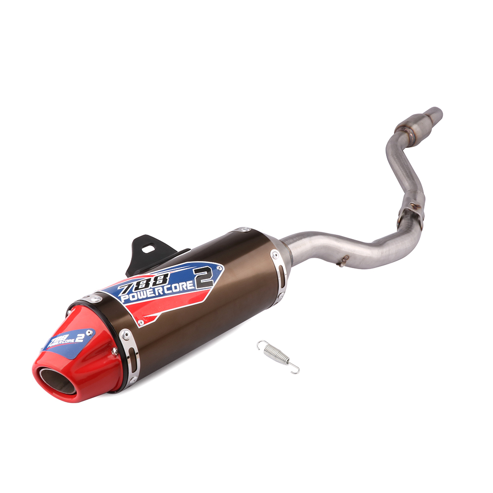 Full Muffler Exhaust Pipe System For CRF230F 2003-2017 CRF150F